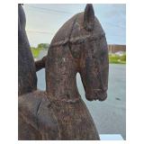 Fantastic Early Carved Dogon Equestrian Figure Fantastic Early Carved Dogon Equestrian Figure