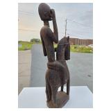 Fantastic Early Carved Dogon Equestrian Figure Fantastic Early Carved Dogon Equestrian Figure