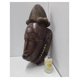 Wonderful Large Carved Baule Portrait Mask Wonderful Large Carved Baule Portrait Mask