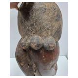 Wonderful Large Carved Baule Portrait Mask Wonderful Large Carved Baule Portrait Mask