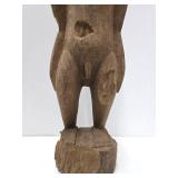 Wonderful Large Old Carved Ancestral Figure - Sepik River Region Wonderful Large Old Carved Ancestral Figure - Sepik River Region
