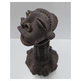 Dramatic Old Mambilia Long-Neck Figural Terra Cotta Vessel Dramatic Old Mambilia Long-Neck Figural Terra Cotta Vessel