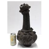 Dramatic Old Mambilia Long-Neck Figural Terra Cotta Vessel Dramatic Old Mambilia Long-Neck Figural Terra Cotta Vessel
