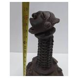 Dramatic Old Mambilia Long-Neck Figural Terra Cotta Vessel Dramatic Old Mambilia Long-Neck Figural Terra Cotta Vessel