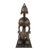 Large & Impressively Carved Bamana Standing Female Figure w/Exaggerated Features Large & Impressively Carved Bamana Standing Female Figure w/Exaggerated Features