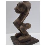 Large & Impressively Carved Bamana Standing Female Figure w/Exaggerated Features Large & Impressively Carved Bamana Standing Female Figure w/Exaggerated Features