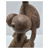 Large & Impressively Carved Bamana Standing Female Figure w/Exaggerated Features Large & Impressively Carved Bamana Standing Female Figure w/Exaggerated Features