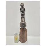 Excellent Old Figural Tool w/Seated Male Figure Excellent Old Figural Tool w/Seated Male Figure