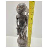 Excellent Old Figural Tool w/Seated Male Figure Excellent Old Figural Tool w/Seated Male Figure