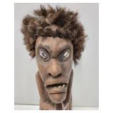 Large Grotesque Figural Carved New Guinea Mask Large Grotesque Figural Carved New Guinea Mask
