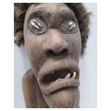 Large Grotesque Figural Carved New Guinea Mask Large Grotesque Figural Carved New Guinea Mask
