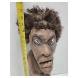 Large Grotesque Figural Carved New Guinea Mask Large Grotesque Figural Carved New Guinea Mask