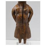 Early Antique Smaller Wood Figure with Lucite / Acrylic Stand Early Antique Smaller Wood Figure with Lucite / Acrylic Stand
