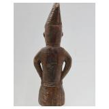 Early Antique Smaller Wood Figure with Lucite / Acrylic Stand Early Antique Smaller Wood Figure with Lucite / Acrylic Stand