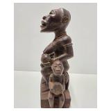 Exceptionally Well Carved Yombe Maternity Figure w/Children - Kongo Peoples Exceptionally Well Carved Yombe Maternity Figure w/Children - Kongo Peoples