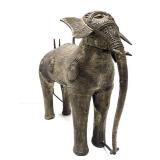 LARGE & Impressive Dhokra Ornate Brass/Bronze Elephant Processional Elephant Sculpture LARGE & Impressive Dhokra Ornate Brass/Bronze Elephant Processional Elephant Sculpture