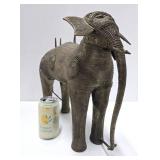 LARGE & Impressive Dhokra Ornate Brass/Bronze Elephant Processional Elephant Sculpture LARGE & Impressive Dhokra Ornate Brass/Bronze Elephant Processional Elephant Sculpture