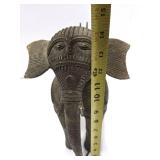 LARGE & Impressive Dhokra Ornate Brass/Bronze Elephant Processional Elephant Sculpture LARGE & Impressive Dhokra Ornate Brass/Bronze Elephant Processional Elephant Sculpture