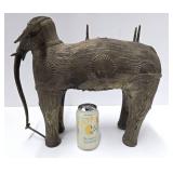 LARGE & Impressive Dhokra Ornate Brass/Bronze Elephant Processional Elephant Sculpture LARGE & Impressive Dhokra Ornate Brass/Bronze Elephant Processional Elephant Sculpture