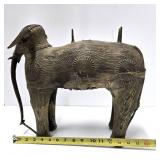 LARGE & Impressive Dhokra Ornate Brass/Bronze Elephant Processional Elephant Sculpture LARGE & Impressive Dhokra Ornate Brass/Bronze Elephant Processional Elephant Sculpture