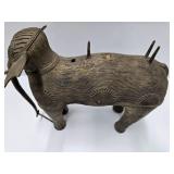 LARGE & Impressive Dhokra Ornate Brass/Bronze Elephant Processional Elephant Sculpture LARGE & Impressive Dhokra Ornate Brass/Bronze Elephant Processional Elephant Sculpture