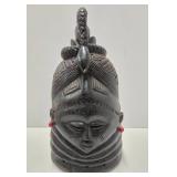 Sierra Leone Mende Bundu Ritual Helmet Mask Sierra Leone Mende Bundu Ritual Helmet Mask