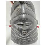 Sierra Leone Mende Bundu Ritual Helmet Mask Sierra Leone Mende Bundu Ritual Helmet Mask