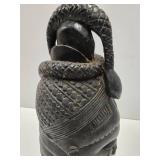 Sierra Leone Mende Bundu Ritual Helmet Mask Sierra Leone Mende Bundu Ritual Helmet Mask