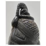 Sierra Leone Mende Bundu Ritual Helmet Mask Sierra Leone Mende Bundu Ritual Helmet Mask