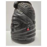 Sierra Leone Mende Bundu Ritual Helmet Mask Sierra Leone Mende Bundu Ritual Helmet Mask