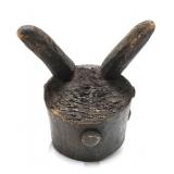 Unusual Patterned Old Kuba Ceremonial Helmet Mask Unusual Patterned Old Kuba Ceremonial Helmet Mask