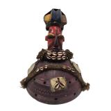 Highly Decorated Old Yoruba Headdress Mask w/Cowries & Trade Beads Highly Decorated Old Yoruba Headdress Mask w/Cowries & Trade Beads