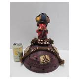 Highly Decorated Old Yoruba Headdress Mask w/Cowries & Trade Beads Highly Decorated Old Yoruba Headdress Mask w/Cowries & Trade Beads