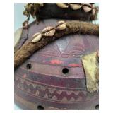 Highly Decorated Old Yoruba Headdress Mask w/Cowries & Trade Beads Highly Decorated Old Yoruba Headdress Mask w/Cowries & Trade Beads