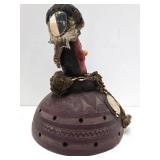 Highly Decorated Old Yoruba Headdress Mask w/Cowries & Trade Beads Highly Decorated Old Yoruba Headdress Mask w/Cowries & Trade Beads
