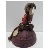 Highly Decorated Old Yoruba Headdress Mask w/Cowries & Trade Beads Highly Decorated Old Yoruba Headdress Mask w/Cowries & Trade Beads