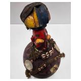 Highly Decorated Old Yoruba Headdress Mask w/Cowries & Trade Beads Highly Decorated Old Yoruba Headdress Mask w/Cowries & Trade Beads