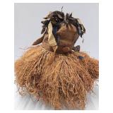 Woven Fiber & Raffia Binji Ceremonial Initiation Bird Mask Woven Fiber & Raffia Binji Ceremonial Initiation Bird Mask