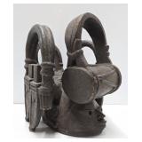Impressive Old Carved Yoruba Gelede Helmet Mask Impressive Old Carved Yoruba Gelede Helmet Mask