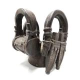 Impressive Old Carved Yoruba Gelede Helmet Mask Impressive Old Carved Yoruba Gelede Helmet Mask