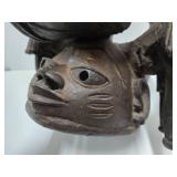 Impressive Old Carved Yoruba Gelede Helmet Mask Impressive Old Carved Yoruba Gelede Helmet Mask