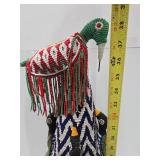 Lovely Beaded Yoruba Royalty Crown Headpiece w/Birds Lovely Beaded Yoruba Royalty Crown Headpiece w/Birds