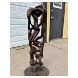 Large Highly Detailed Bimorphic Figural Sculpture Large Highly Detailed Bimorphic Figural Sculpture