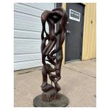 Large Highly Detailed Bimorphic Figural Sculpture Large Highly Detailed Bimorphic Figural Sculpture