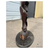 Large Highly Detailed Bimorphic Figural Sculpture Large Highly Detailed Bimorphic Figural Sculpture