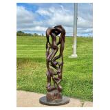Large Highly Detailed Bimorphic Figural Sculpture Large Highly Detailed Bimorphic Figural Sculpture