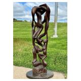 Large Highly Detailed Bimorphic Figural Sculpture Large Highly Detailed Bimorphic Figural Sculpture