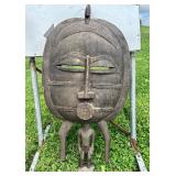 Unusual Old Senufo Masked Figure Unusual Old Senufo Masked Figure
