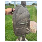 Unusual Old Senufo Masked Figure Unusual Old Senufo Masked Figure