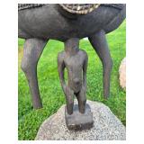 Unusual Old Senufo Masked Figure Unusual Old Senufo Masked Figure